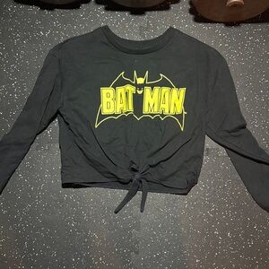 DC Comics Black and Yellow Batman Crop Top